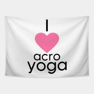 I Love acroyoga Tapestry