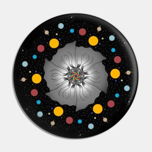 Space Flower Pin