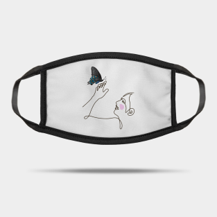 Single Line Drawing Masks Teepublic