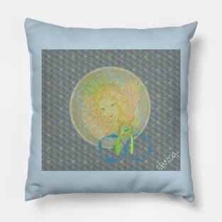 Angel child dolphins Pillow