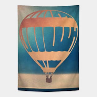 Hot Air Balloon over the Ocean Tapestry