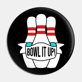 Pleasant Bowling It Up Artwork Pin