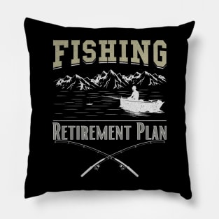 Retirement Plan Fishing Pillow