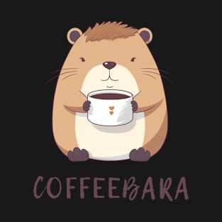 Capybara Coffee Coffeebara T-Shirt