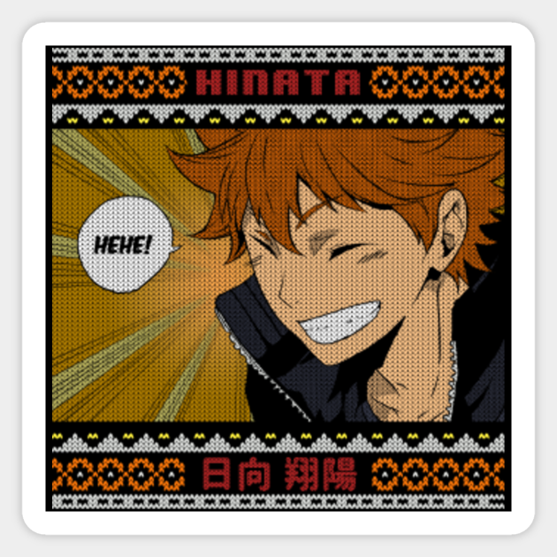 Christmas Anime Haikyuu Hinata Shoyo Ugly Christmas Sweaters Hinata Shoyo Sticker Teepublic Christmas is coming, and there are some great deals for anime christmas jumpers and sweatshirts. christmas anime haikyuu hinata shoyo ugly christmas sweaters