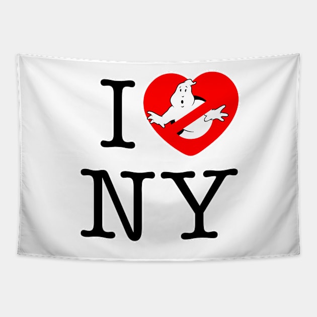 I GB NY (White) Tapestry by BtnkDRMS