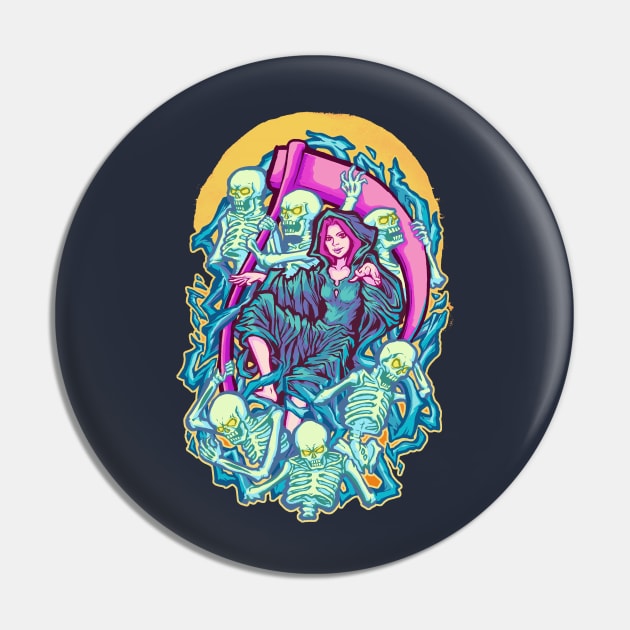 The Girl Reaper Pin by Villainmazk