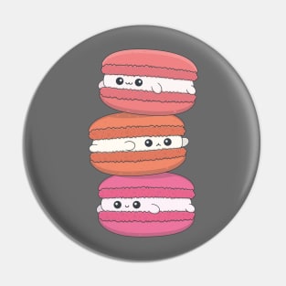 Cute macarons Pin