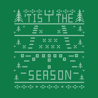 'Tis the Season Football Ugly Christmas Sweater Party Football Lover T-Shirt