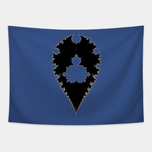 Inverted & Mandelbrot Monochrome Tapestry