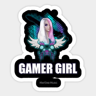 Gamer Girl Die Cut Sticker