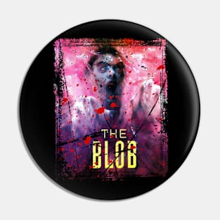 The Blob Strikes Back Classic Horror Genre Tee For Monster Movie Lovers Pin