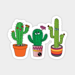 Brown Thumb Cactus Magnet