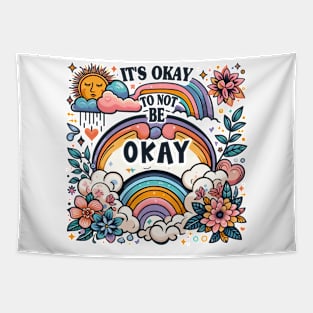 It's Okay to Not Be Okay, reminding people that it's okay to struggle and seek help when needed ,Memorial Day Tapestry