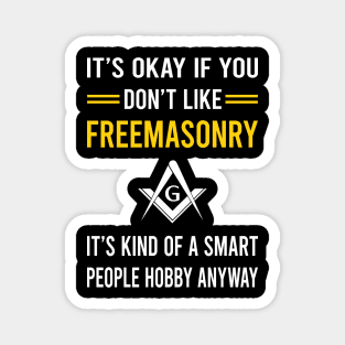 Smart People Hobby Freemasonry Freemason Masonry Magnet