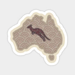 Awesome Aboriginal Dot Art Magnet