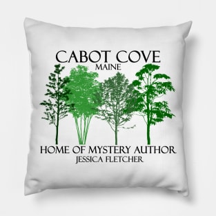 Cabot Cove Home of Jessica Fletcher Pillow