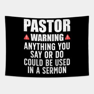 Best Pastor Appreciation Art Dad Christian Bible Tapestry