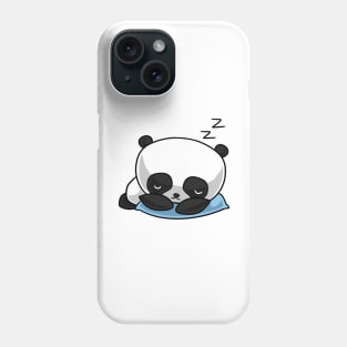 Kawaii panda sleeping Phone Case