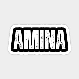 Amina Name Gift Birthday Holiday Anniversary Magnet