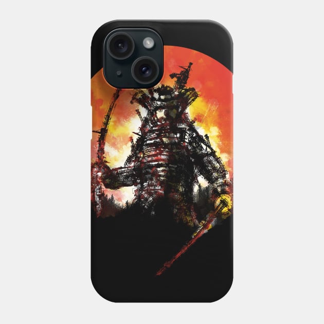 samurai bot Phone Case by kharmazero