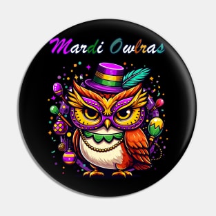 Mardi Owlras Pin