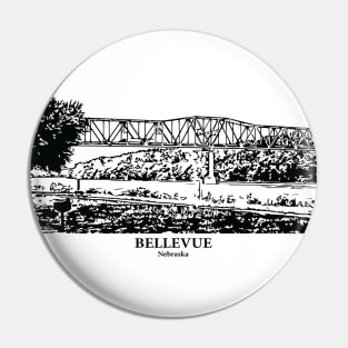 Bellevue - Nebraska Pin