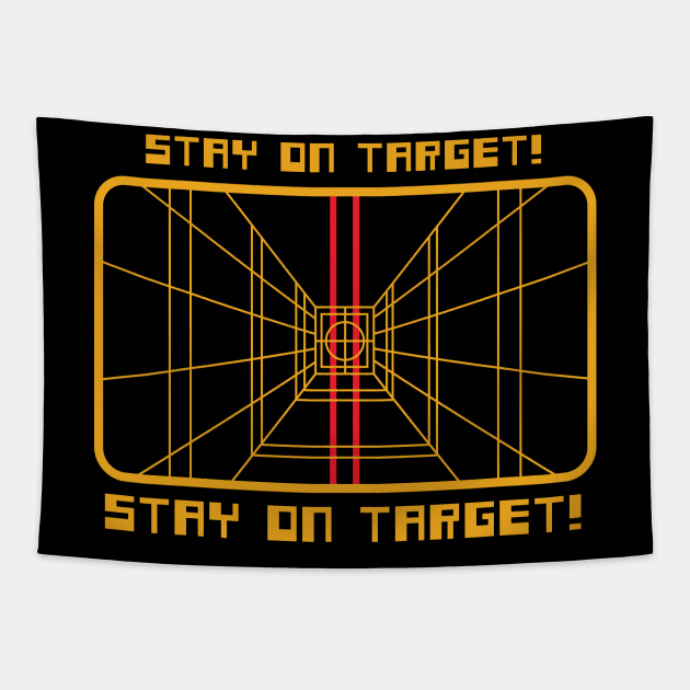 Stay on Target! Tapestry by MindsparkCreative