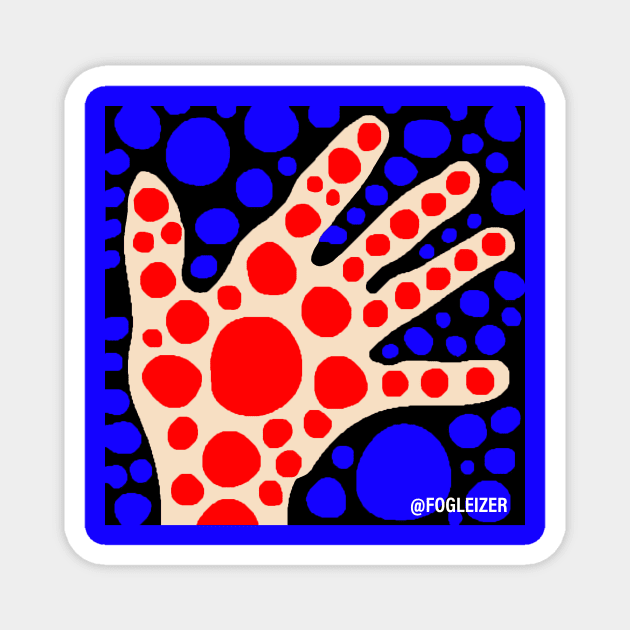 Hands 5 Magnet by fogleizer