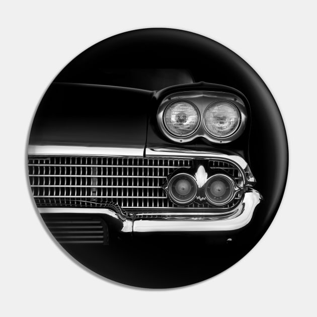 1958 Chevy Belair Detail - Black Pin by mal_photography