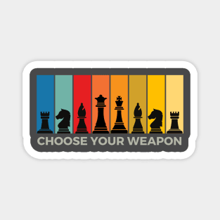 Chess: Choose Your Weapon Magnet