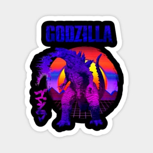 This cool Gozilla Magnet