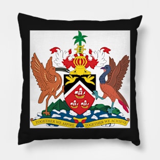 The Coat of Arms of Trinidad and Tobago Pillow