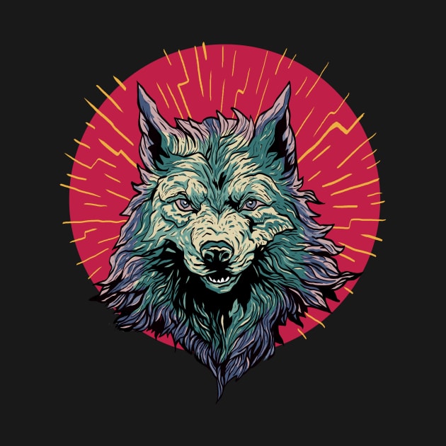 WOLF - Colorful Artwork by FutureHype