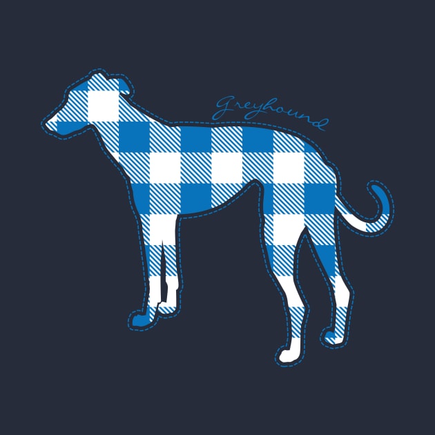 Plaid Greyhound by PiDesignzDelta