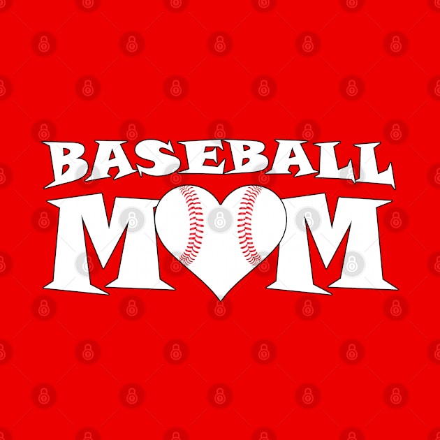 Baseball Mom Heart Shaped Baseball by Sports Stars ⭐⭐⭐⭐⭐