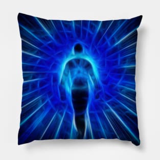 Figure emerges from light Pillow