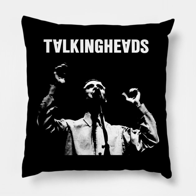 Classic New Wave Music Vintage Retro Pillow by Iron Astronaut