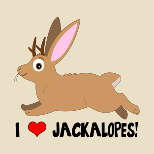 I Love Jackalopes! T-Shirt