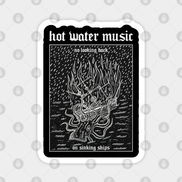 Hot Water Music Magnet by ProjectDogStudio