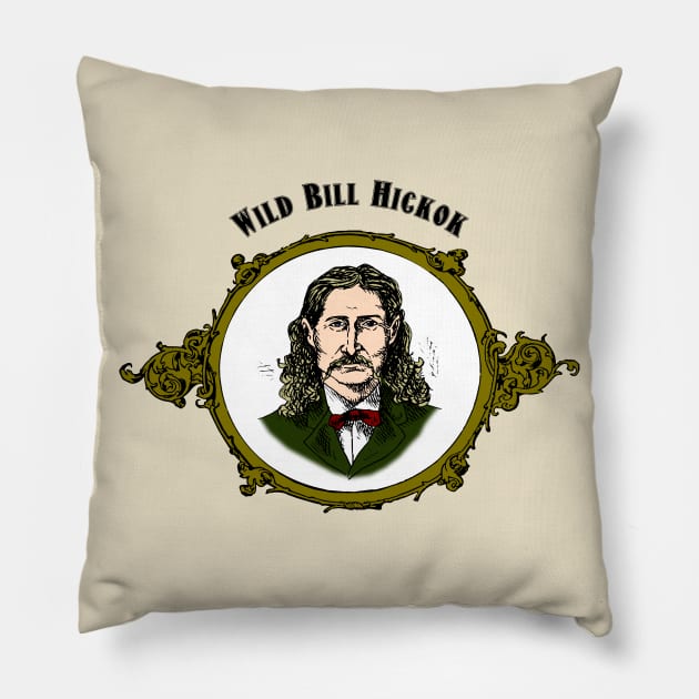 Wild Bill Hickok Pillow by FieryWolf