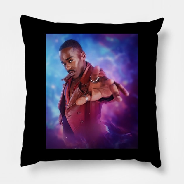 The Doctor Pillow by DoctorWhoTees