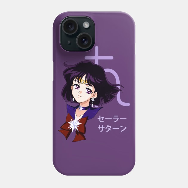 Saturn 💜🖤 Phone Case by DracheaRannak