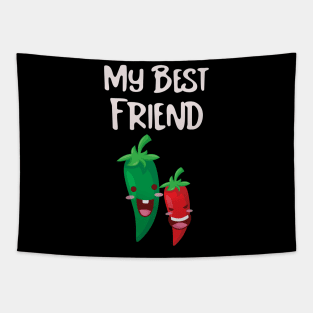 Chilli My Best Friend Tapestry