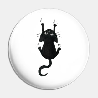 Black cat Pin