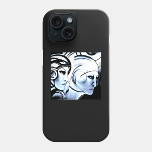 art deco sci fi ,Jacqueline Mcculloch Phone Case