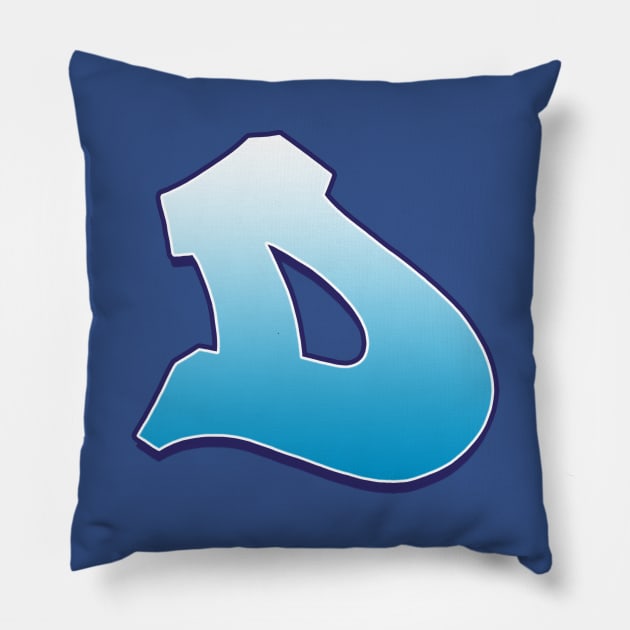 D - Blue Pillow by Dmitri