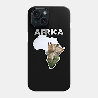 African Wildlife Continent Giraffe Thorn Tree Phone Case