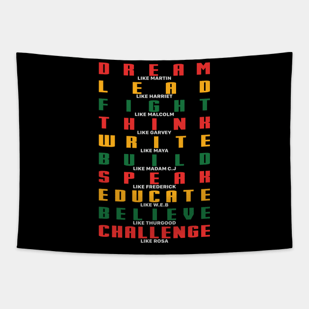 Black History Heroes, Civil Rights, Black leaders, Black lives Matter Tapestry by UrbanLifeApparel