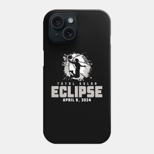 Total Solar Eclipse 2024 Basketball Phone Case